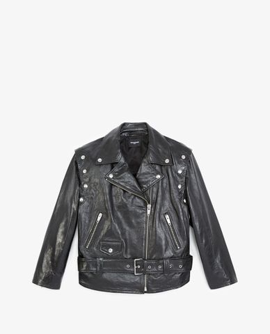  THE KOOPLES - Áo khoác da nữ Detachable Sleeves 