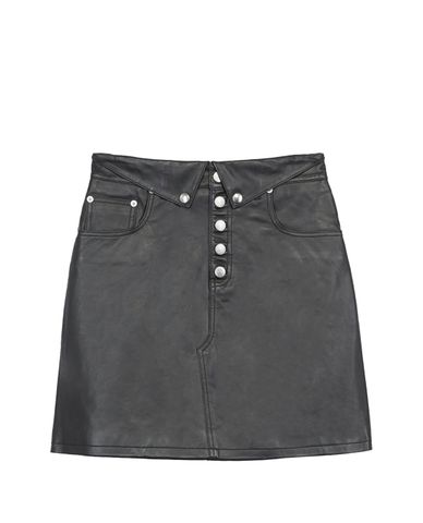  THE KOOPLES - Chân váy mini chữ A phối nút cài Fold Over 