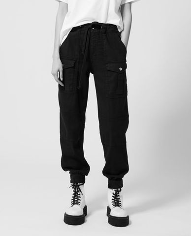  THE KOOPLES - Quần khaki nữ túi hộp Fluid 