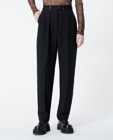  THE KOOPLES - Quần tây nữ xếp li thời trang 