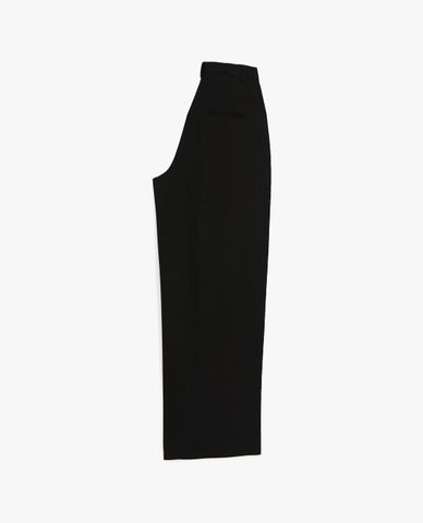  THE KOOPLES - Quần tây nữ ống rộng Flowing Black 
