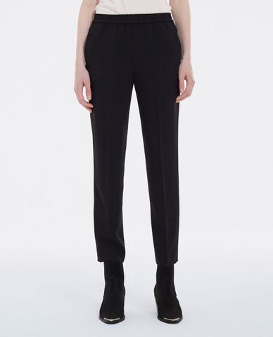  THE KOOPLES - Quần thun nữ phom suông xếp li thời trang 