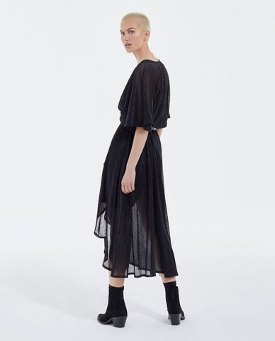  THE KOOPLES - Đầm midi dáng quấn lệch tà hiện đại 