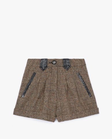  THE KOOPLES - Quần shorts nữ Black Wool 