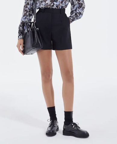  THE KOOPLES - Quần shorts nữ lưng cao Roomy 