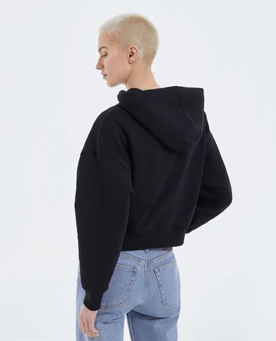  THE KOOPLES - Áo hoodie nữ phom croptop The Kooples Heart Logo 