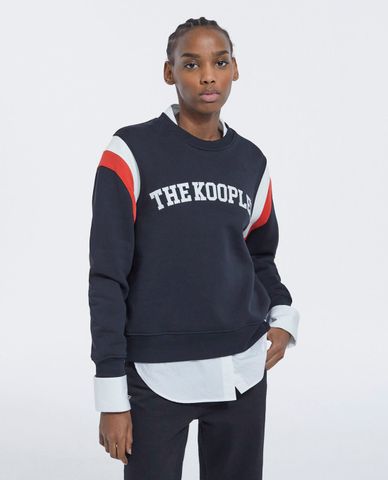 THE KOOPLES - Áo sweatshirt nữ phom suông thời trang 