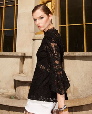  THE KOOPLES - Áo kiểu nữ cut laser thời trang 