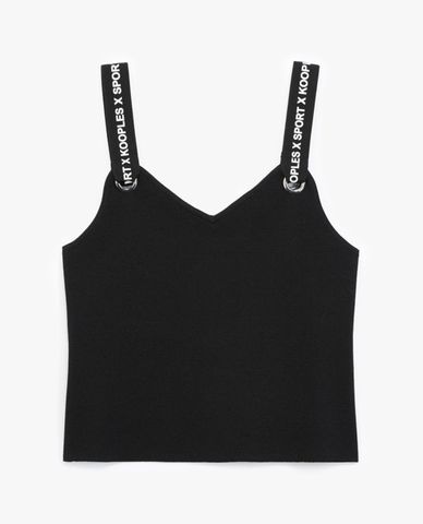  THE KOOPLES - Áo hai dây nữ phom crotop Straight-Cut 