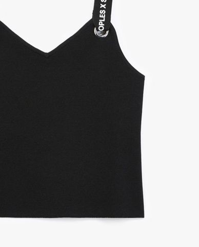  THE KOOPLES - Áo hai dây nữ phom crotop Straight-Cut 