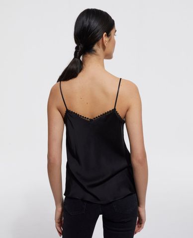  THE KOOPLES - Áo hai dây nữ viền ren thời trang 