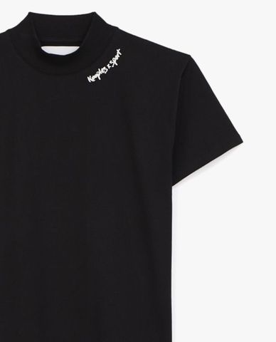  THE KOOPLES - Áo thun nữ cổ tròn tay ngắn Logo On Neck 