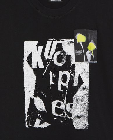  THE KOOPLES - Áo thun nữ cổ tròn ngắn tay Motif 