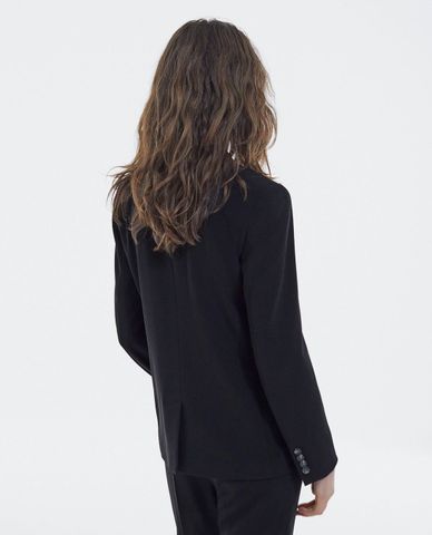  THE KOOPLES - Áo blazer nữ phối 2 nút cài tròn phom suông thanh lịch 