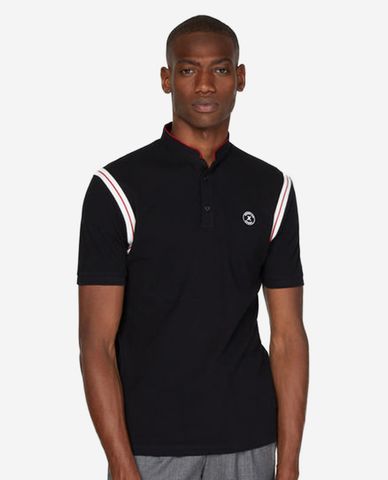  THE KOOPLES - Áo polo nam tay ngắn Black Cotton 