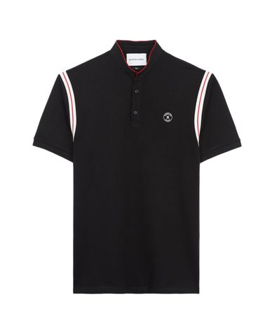  THE KOOPLES - Áo polo nam tay ngắn Black Cotton 