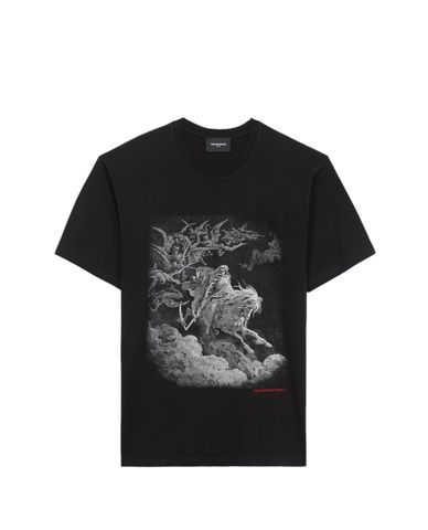  THE KOOPLES - Áo thun nam tay ngắn Rock Screen 