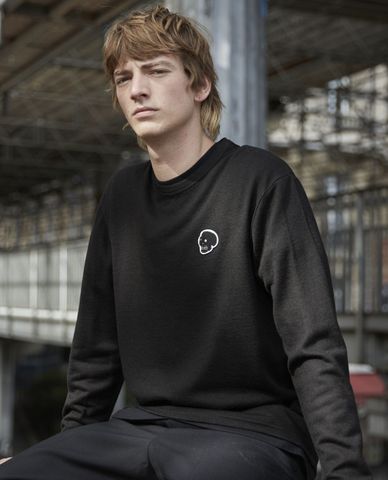  THE KOOPLES - Áo thun tay dài Flecked Gray 