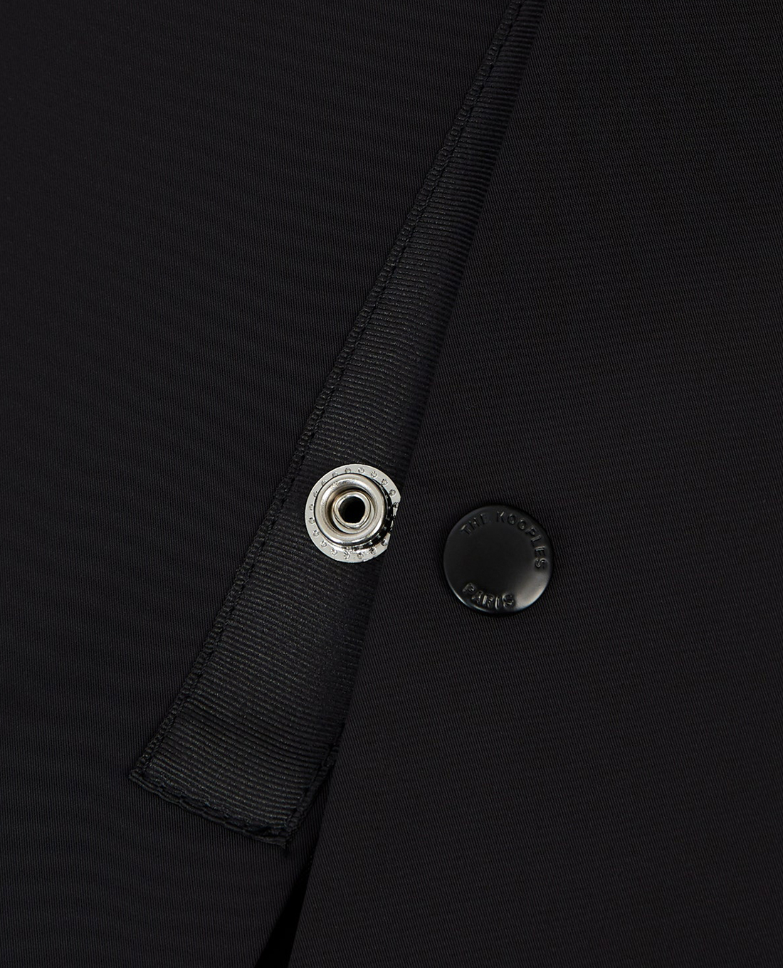 THE KOOPLES  Áo khoác vest nam Technical Black Suit