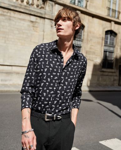  THE KOOPLES - Áo sơ mi nam tay dài Chemise 