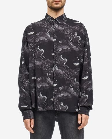  THE KOOPLES - Áo sơ mi nam tay dài họa tiết 