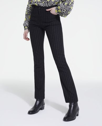  THE KOOPLES - Quần nữ phom ôm Striped Wool 