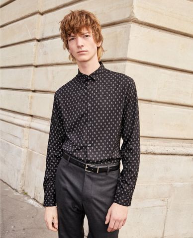  THE KOOPLES - Áo sơ mi nam tay dài Dark 