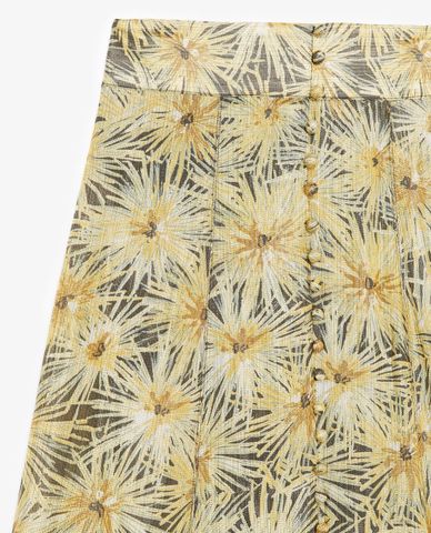  THE KOOPLES - Chân váy midi Golden Motif 