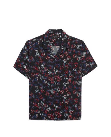  THE KOOPLES - Áo sơ mi nam ngắn tay Hawaiian Collar 