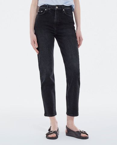  THE KOOPLES - Quần jeans nữ phom lửng ống đứng thời trang 