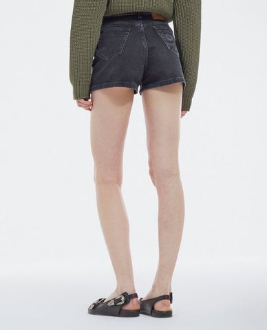  THE KOOPLES - Quần shorts nữ denim phom ôm thời trang 
