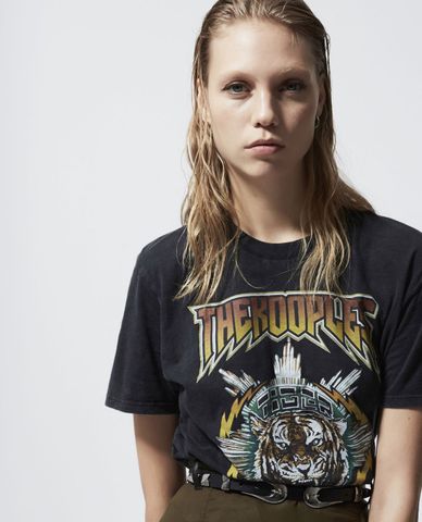 THE KOOPLES - Áo thun nữ Tiger Rock 