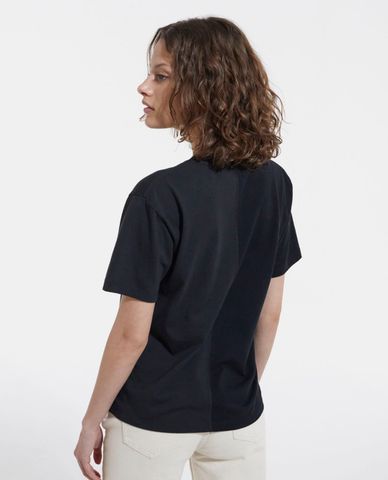  THE KOOPLES - Áo thun nữ ngắn tay phom suông Patchwork Print 