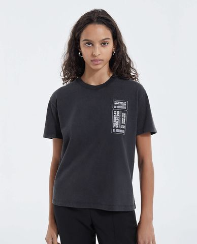  THE KOOPLES - Áo thun nữ ngắn tay Concert Motif 