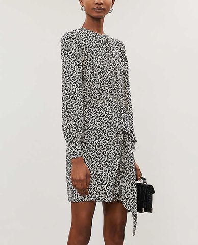  THE KOOPLES - Đầm mini họa tiết rằn ri 