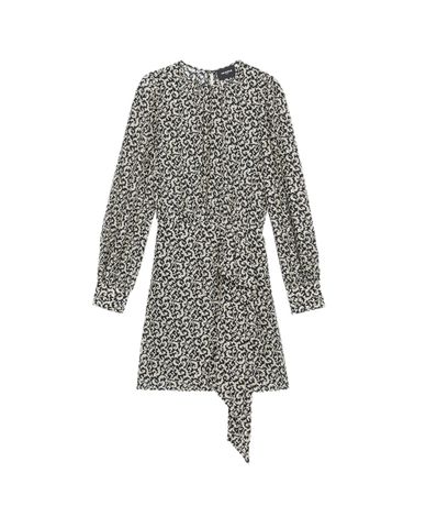  THE KOOPLES - Đầm mini họa tiết rằn ri 