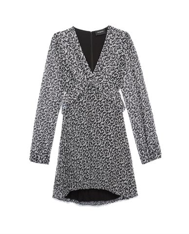  THE KOOPLES - Đầm mini phối bèo thời trang 