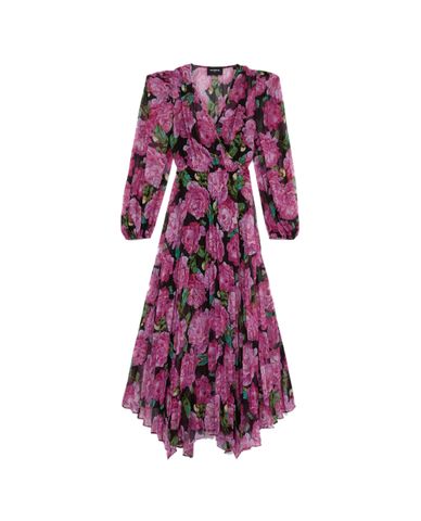  THE KOOPLES - Đầm midi họa tiết hoa Floral Pattern 