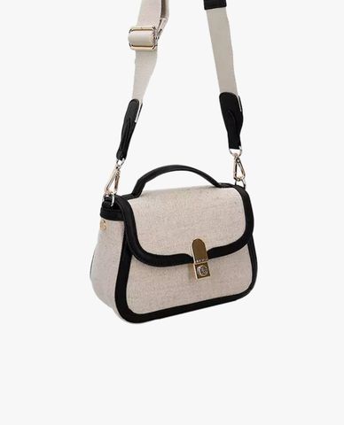  NINE WEST - Túi đeo chéo phom chữ nhật phối nắp gập Adelaide 