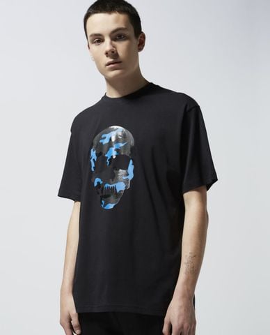  THE KOOPLES - Áo thun nam họa tiết đầu lâu 