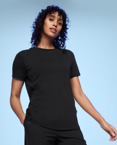  ON RUNNING - Áo thun nữ cổ tròn tay ngắn Focus 