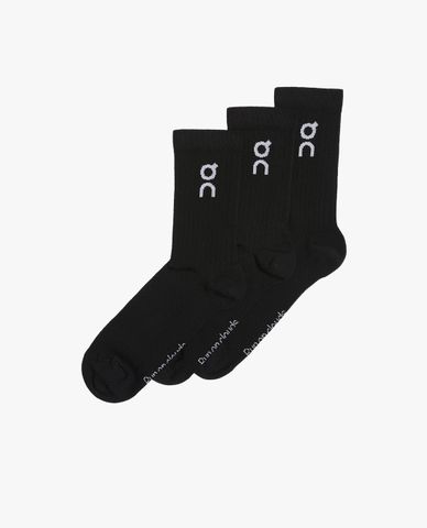  ON RUNNING - Set 3 đôi vớ nam cổ cao Logo 