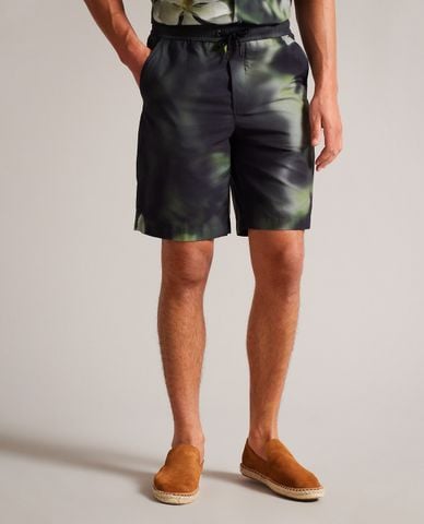  TED BAKER - Quần short nam ngang gối lưng thun Caol 