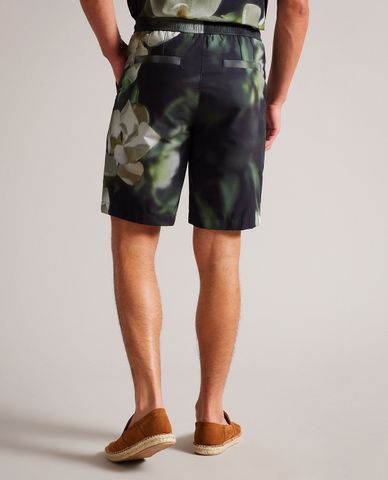  TED BAKER - Quần short nam ngang gối lưng thun Caol 