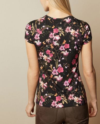  TED BAKER - Áo thun nữ ngắn tay họa tiết hoa Calba 