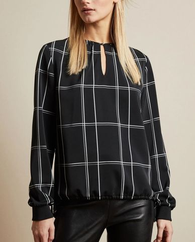  TED BAKER - Áo kiểu nữ họa tiết sọc Melo 