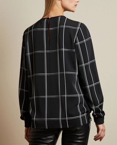  TED BAKER - Áo kiểu nữ họa tiết sọc Melo 