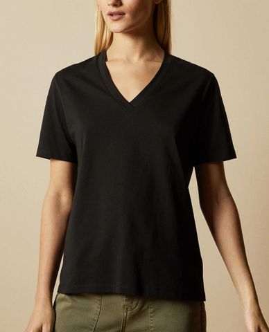  TED BAKER - Áo thun nữ tay ngắn cổ V Nikitai 