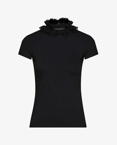  TED BAKER - Áo kiểu nữ nhún bèo ren Orwla 