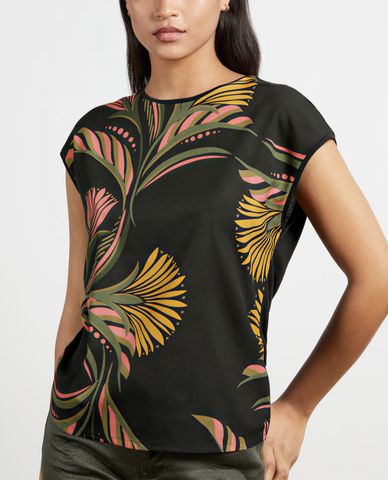  TED BAKER - Áo kiểu nữ cổ tròn dệt kim Pasley 